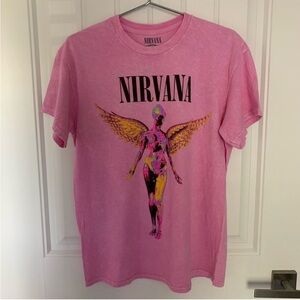 Nirvana Shirt XL In Utero Pink